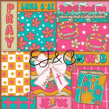 Load image into Gallery viewer, W w j d pink/blue