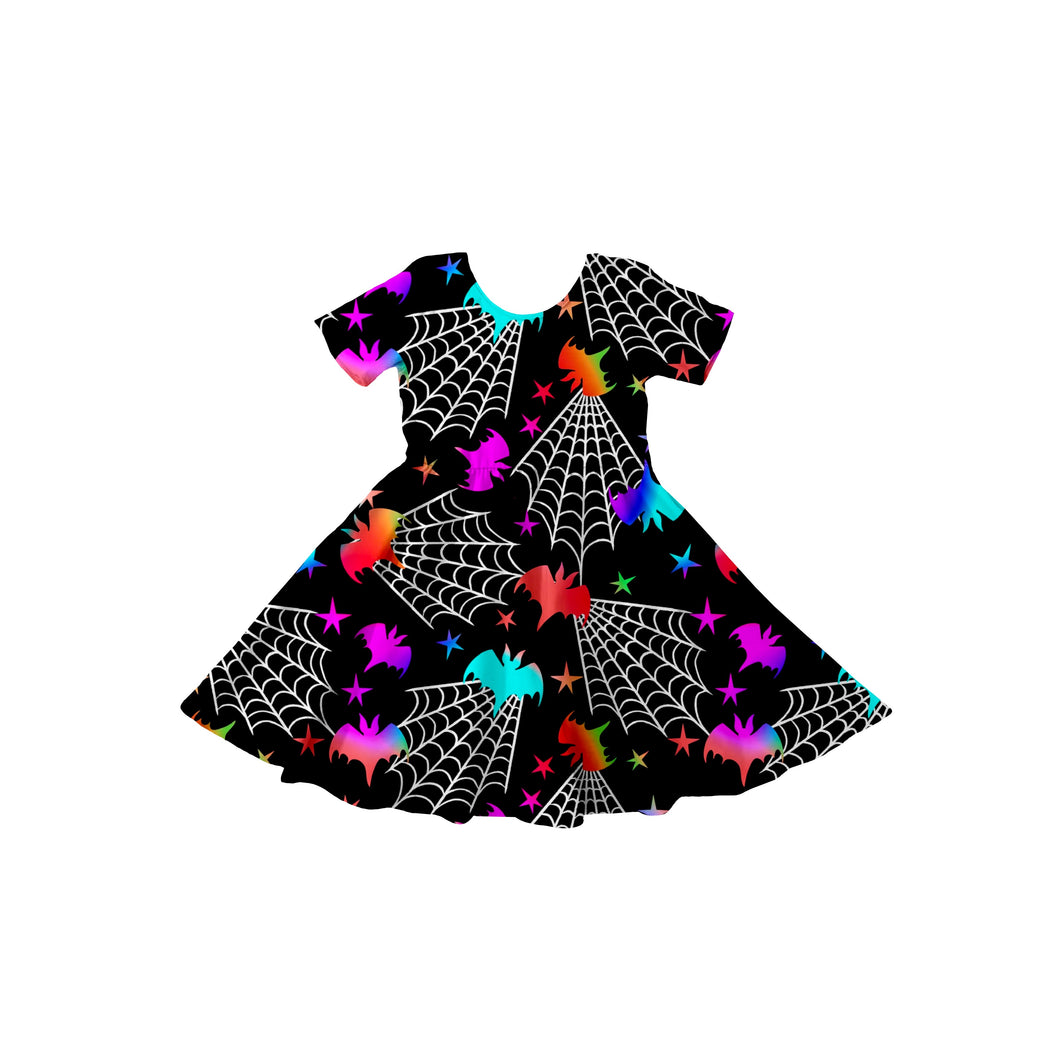 Bats & Spiders Twirl Dress