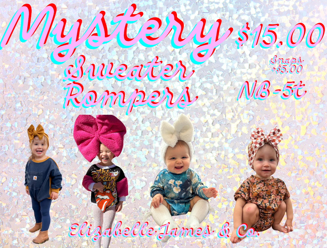 Mystery Sweater Romper Sale