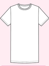 Load image into Gallery viewer, Custom Straight Tshirt Dress WS

