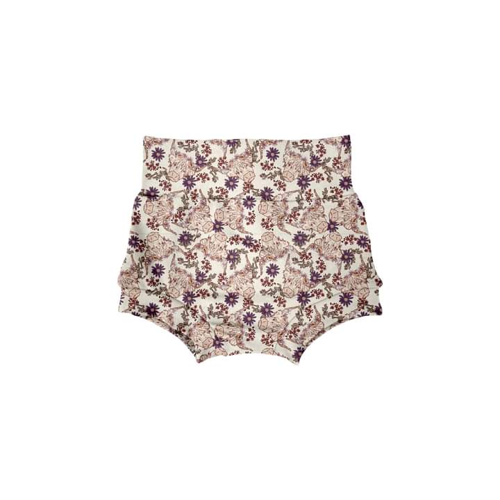 Floral Cow Big Kid Bummies