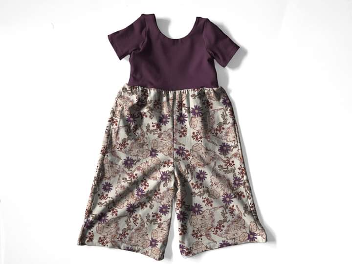 Floral Cow Petal Jumpsuit