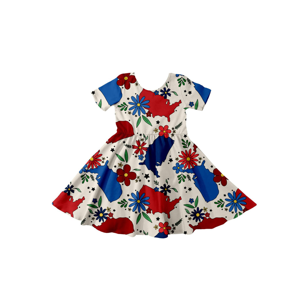 USA FOJ Twirl Dress
