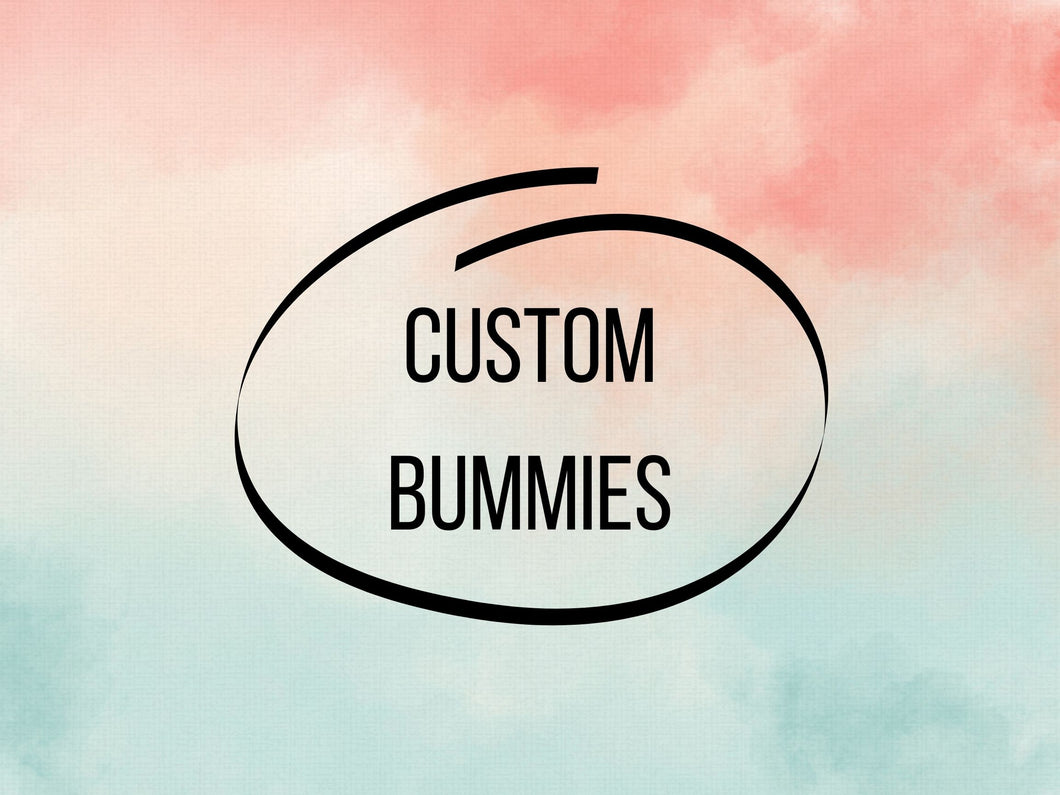 Custom Bummies - Upload Seamless File or Screenshot from VIP