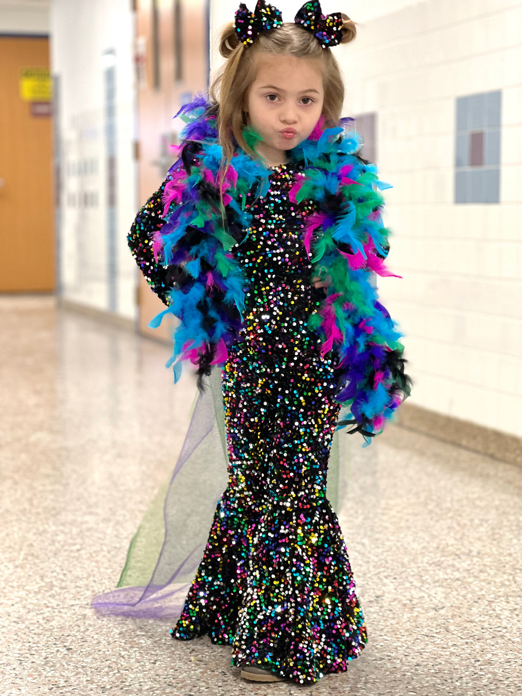 Sequin Bell Rompers