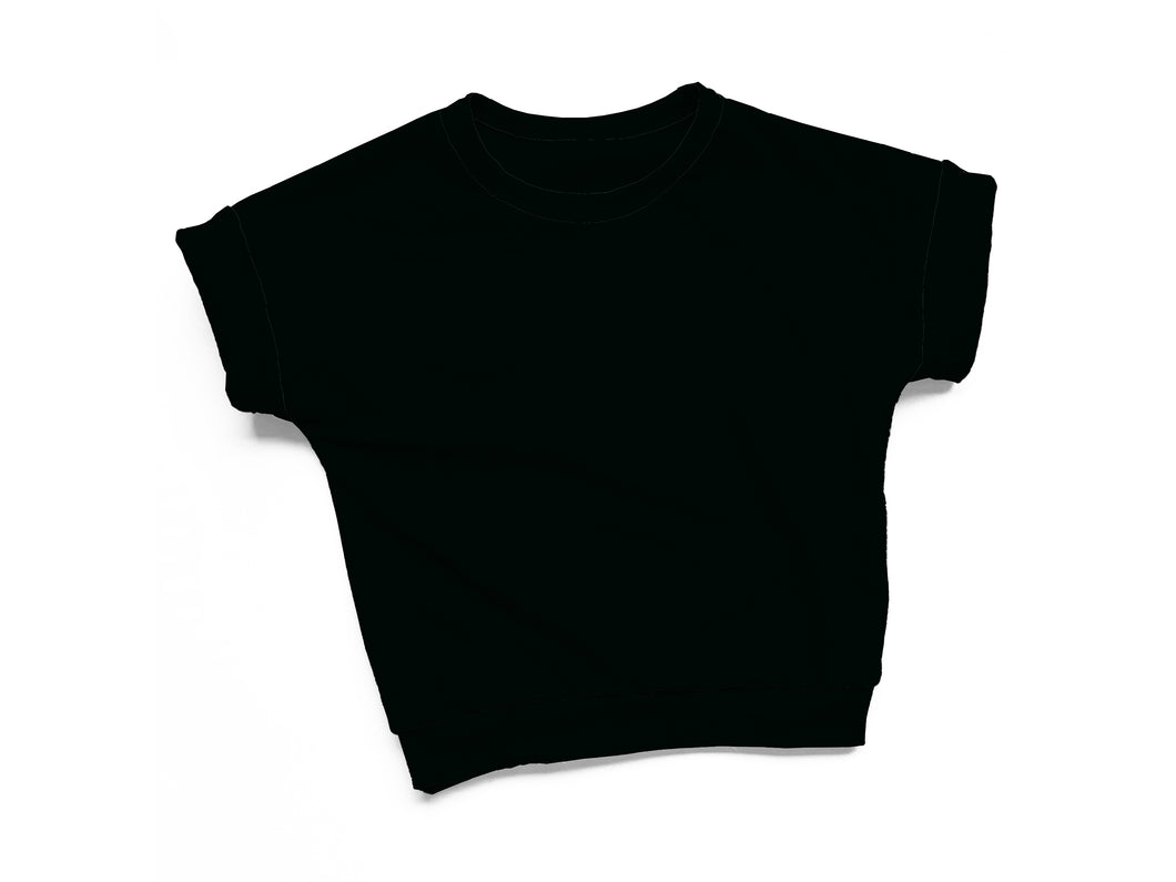 Black Dolman Tee