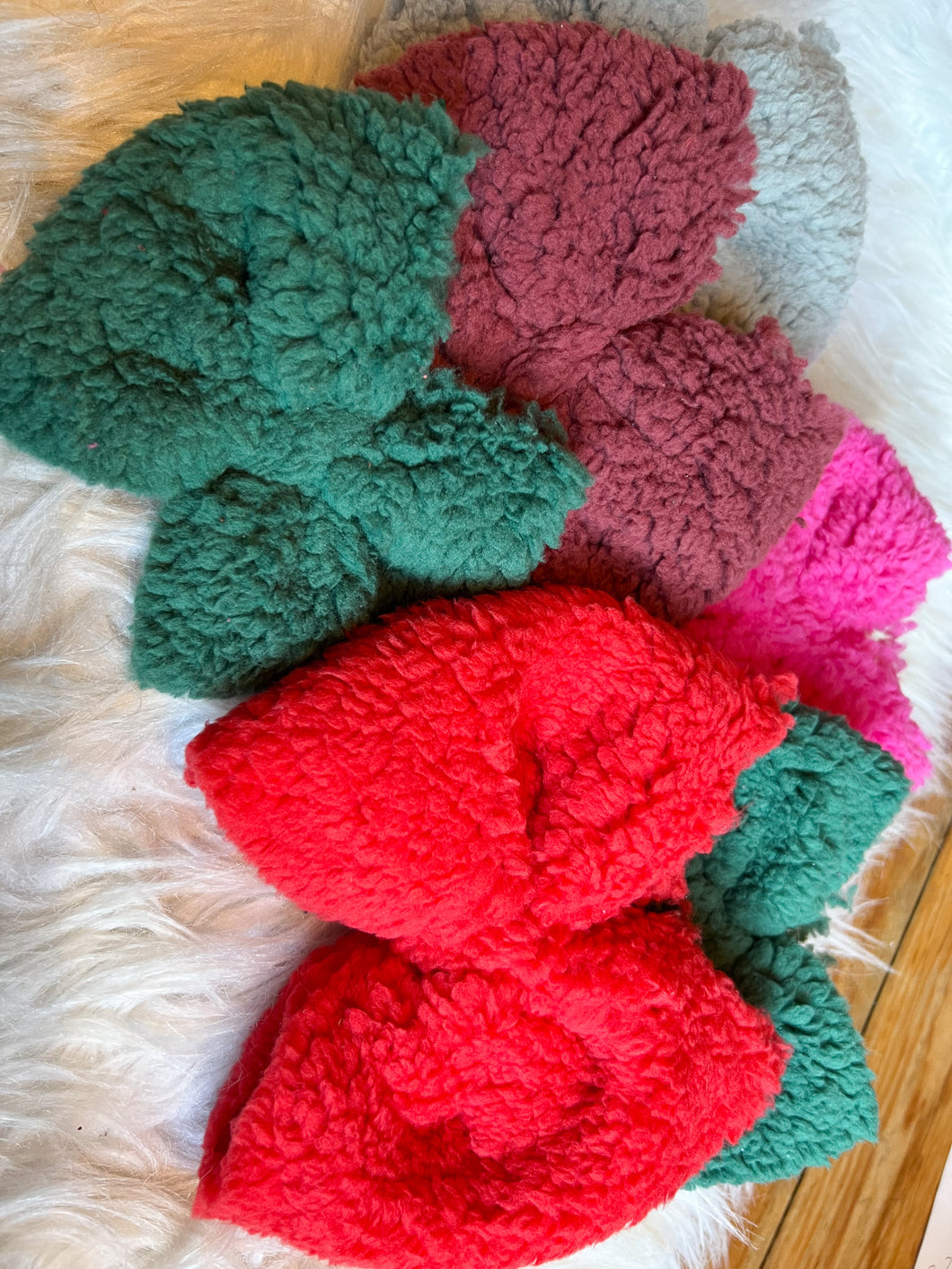 Buy 2 Get 2 Free 5in Sherpa Bows